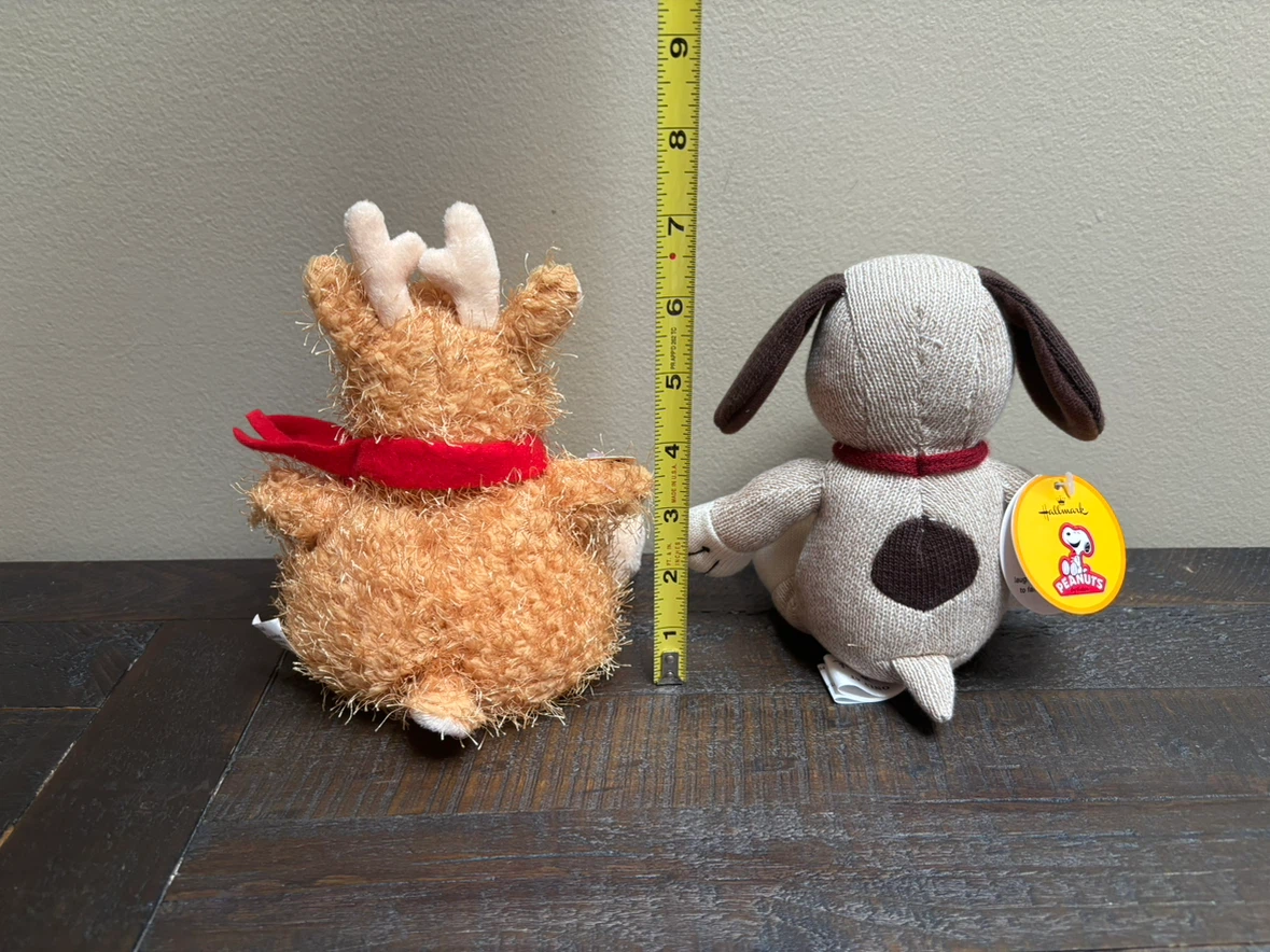 Hallmark Peanuts Snoopy & Reindeer Plush Toys both for $15 - photo 3