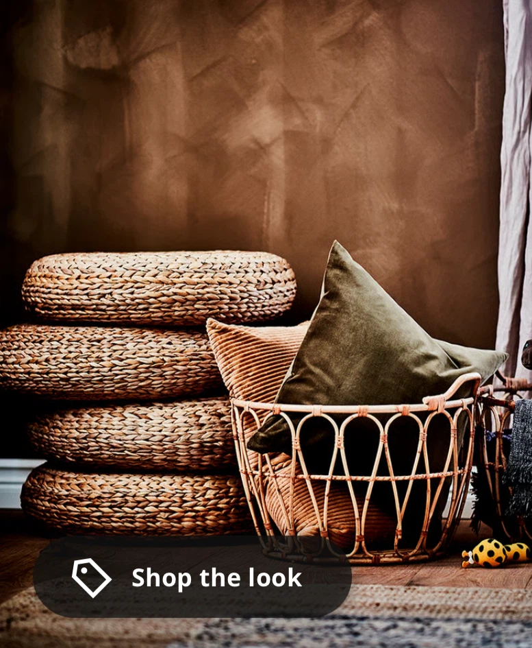 IKEA ALSEDA Stool, Banana Fiber