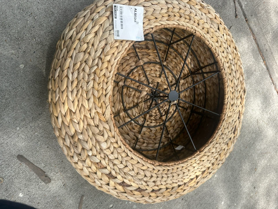 IKEA ALSEDA Stool, Banana Fiber - photo 3