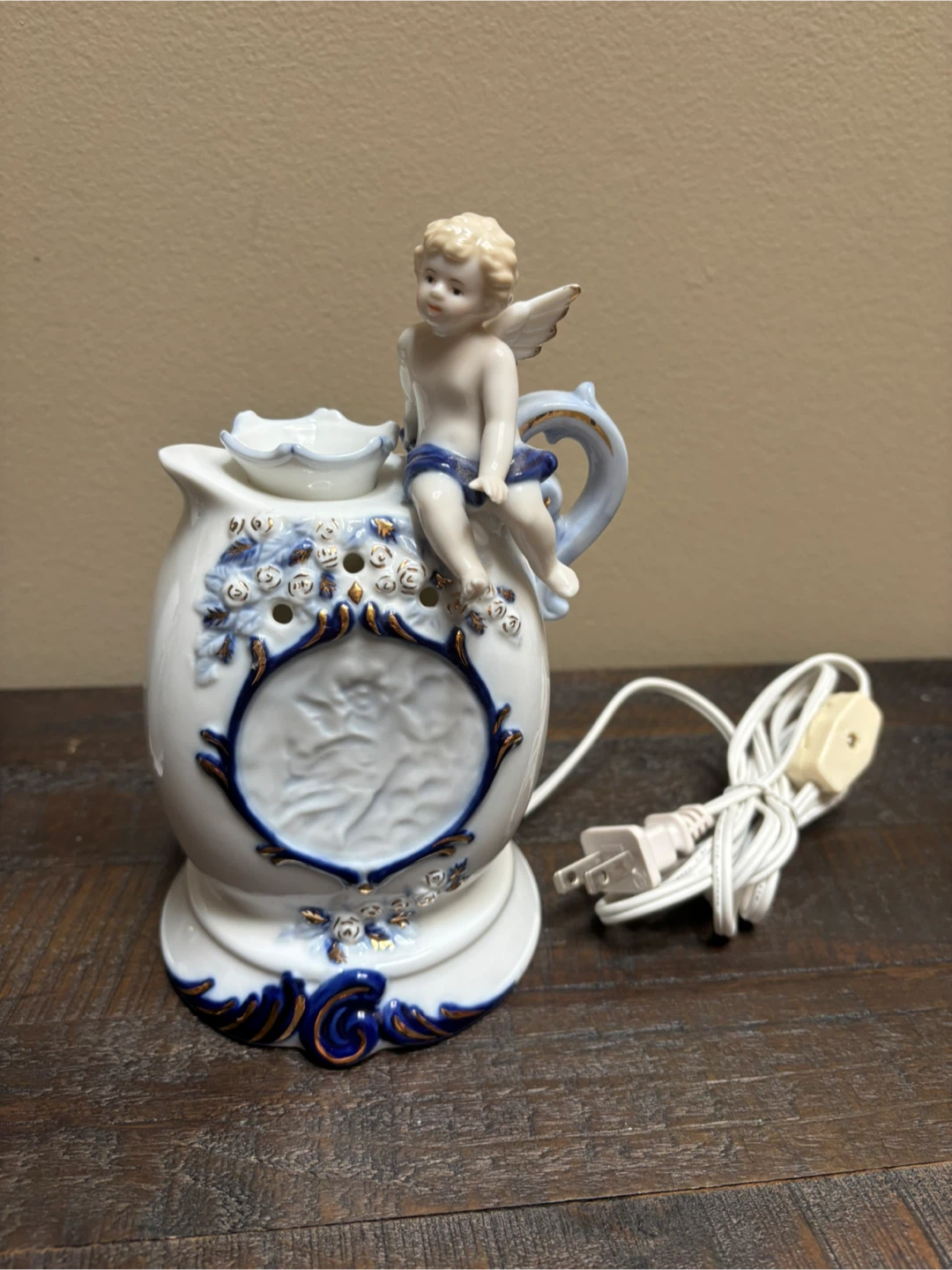 Vintage Ceramic Angel night light Set - photo 2