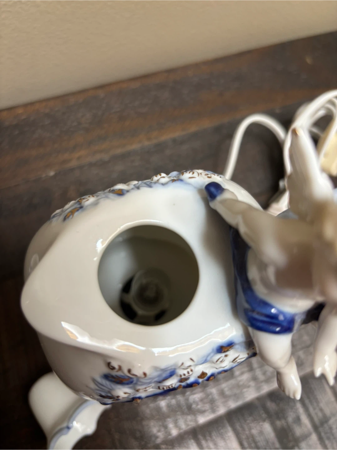 Vintage Ceramic Angel night light Set - photo 4