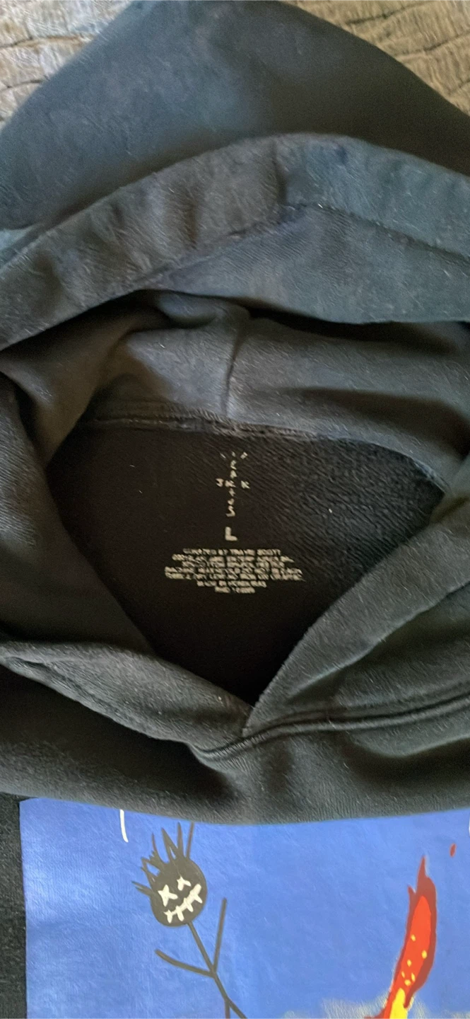 Travis Scott "Highest In The Room" Hoodie Black Size L - photo 3