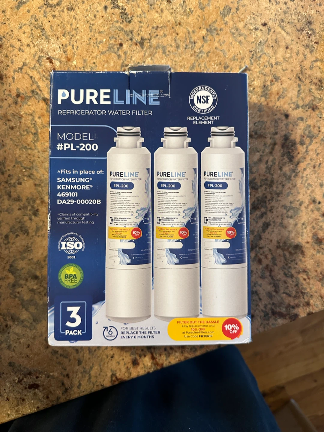 Pure Line Refrigerator Water Filter
