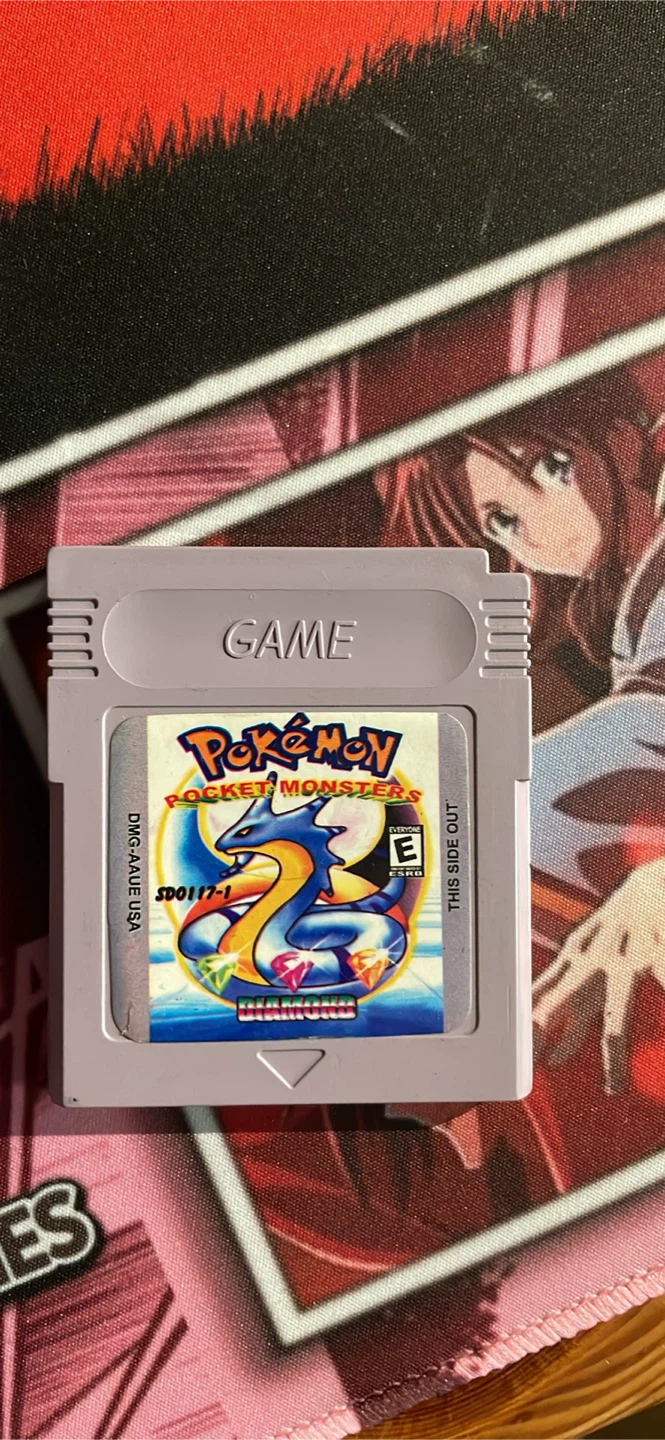 Pokemon Diamond Game Boy Game Cartridge