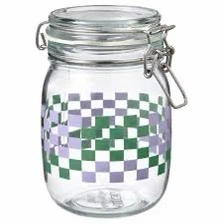 Glass Storage Jar with Clip Top Lid