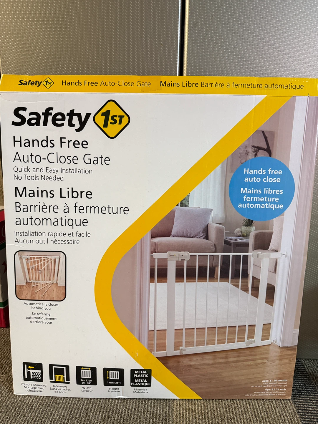 Safety 1st Hands Free Auto-Close Gate