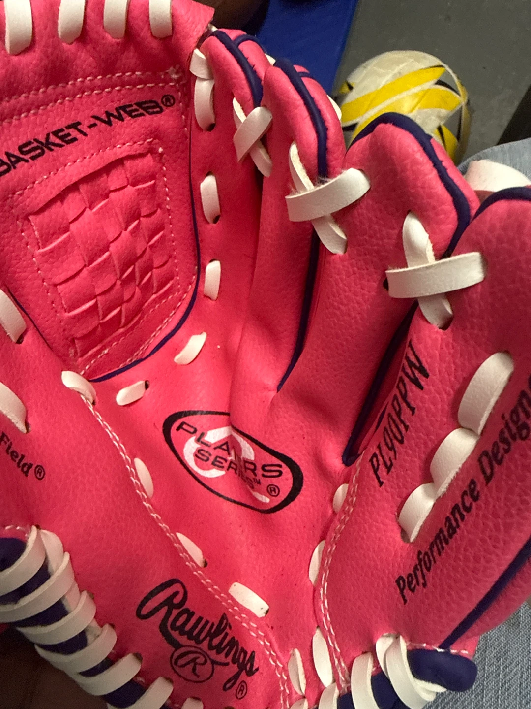 Rawlings Pink Youth Baseball Glove - photo 2