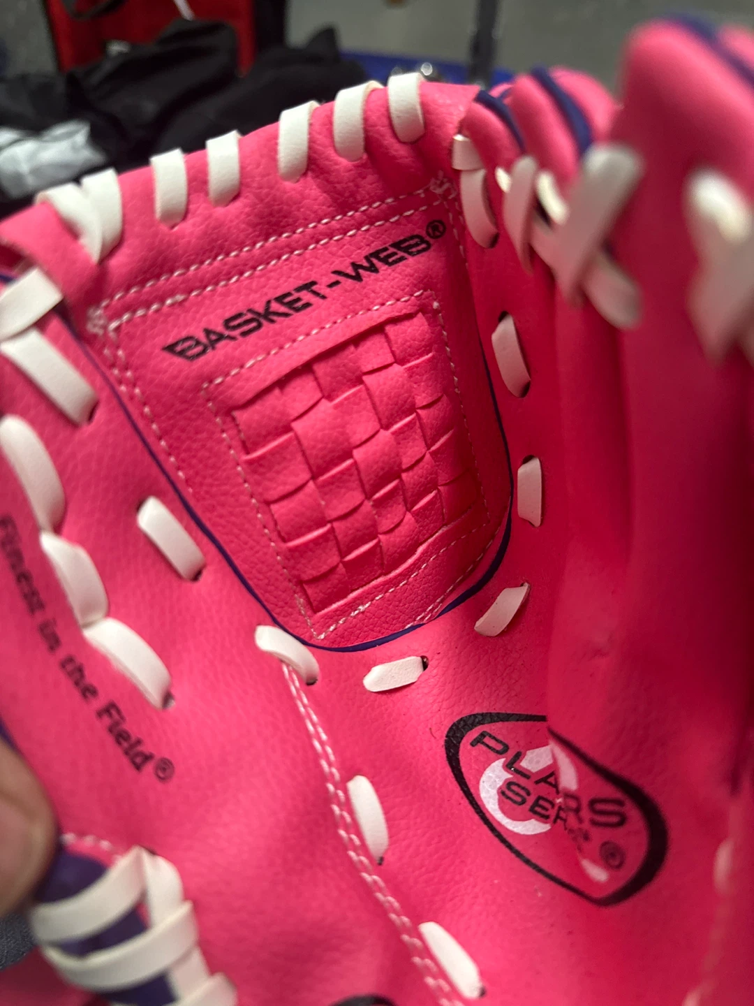 Rawlings Pink Youth Baseball Glove - photo 4
