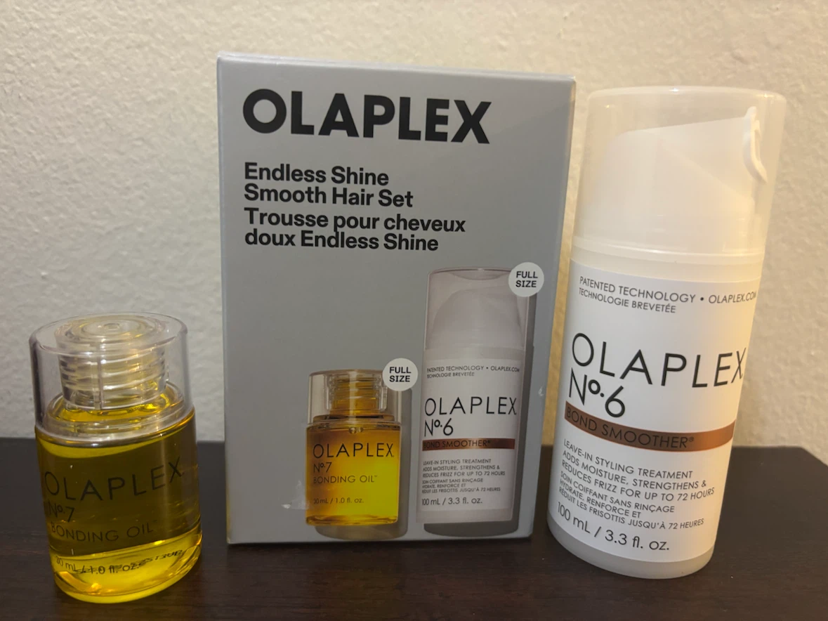 NEW-Olaplex No. 7 Bonding Oil & No. 6 Bond Smoother