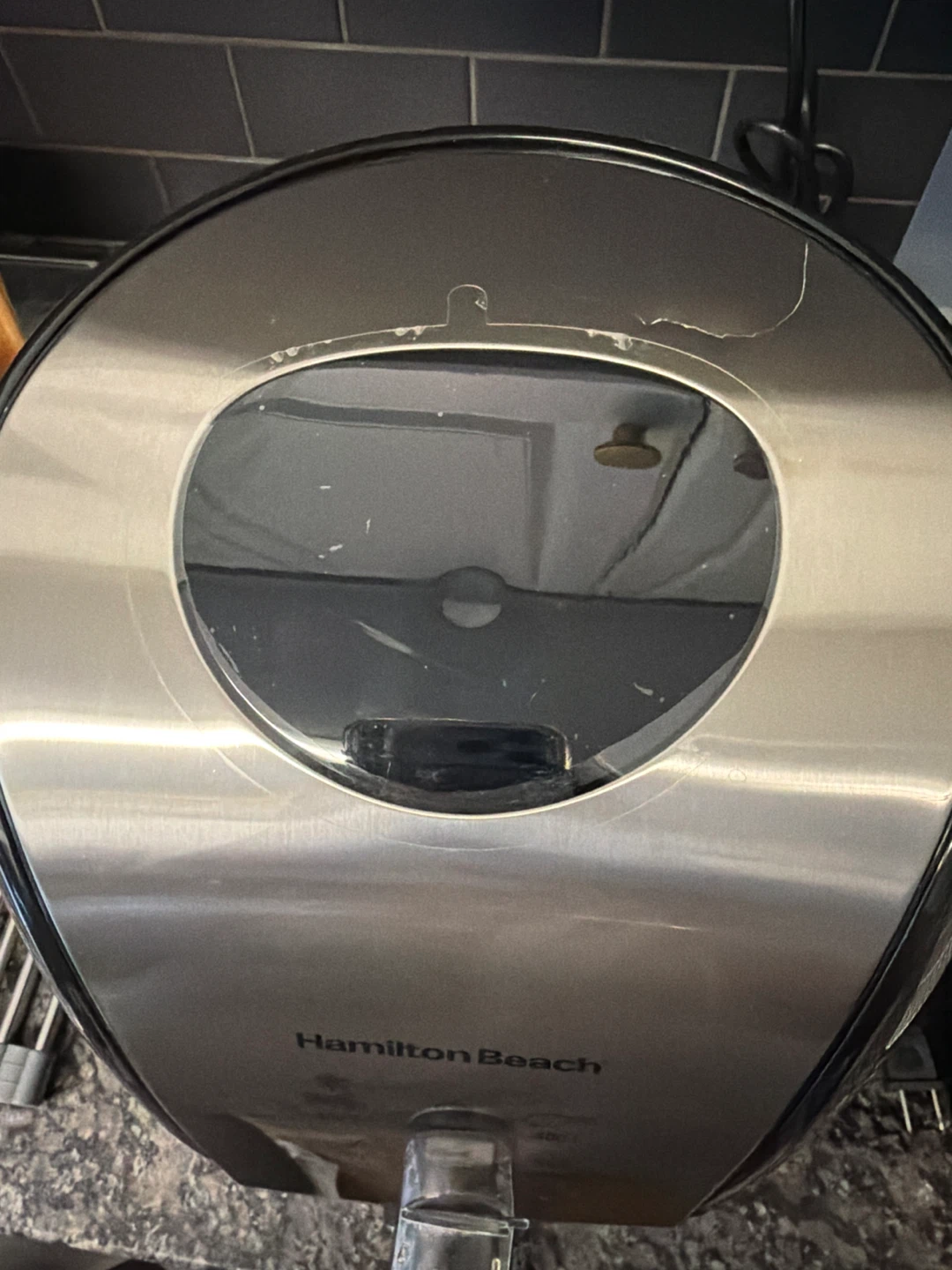 Hamilton Beach Air Fryer in Black and Silver - photo 2