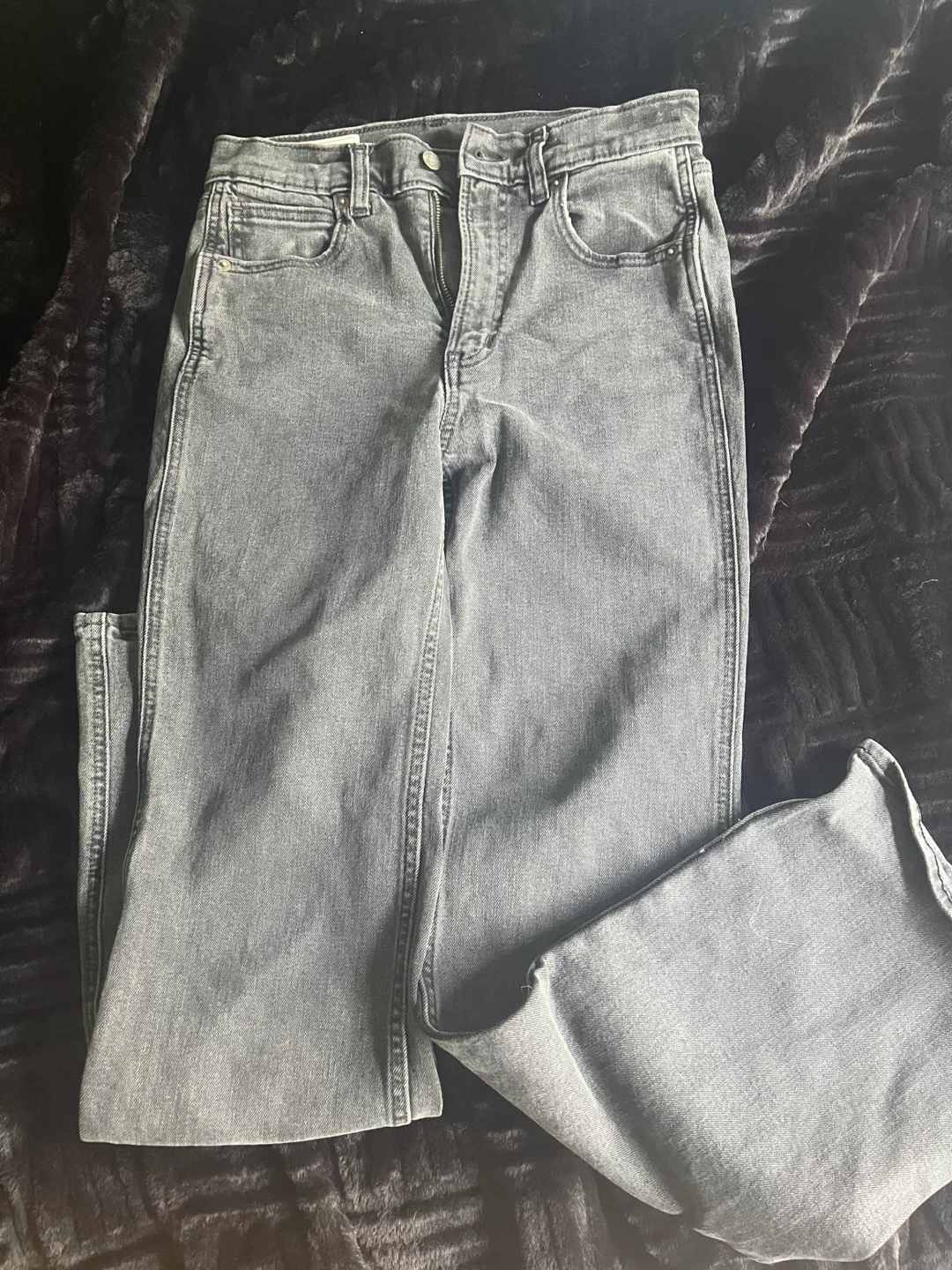 Gap Vintage Flare High Rise Jeans Size 27 Grey