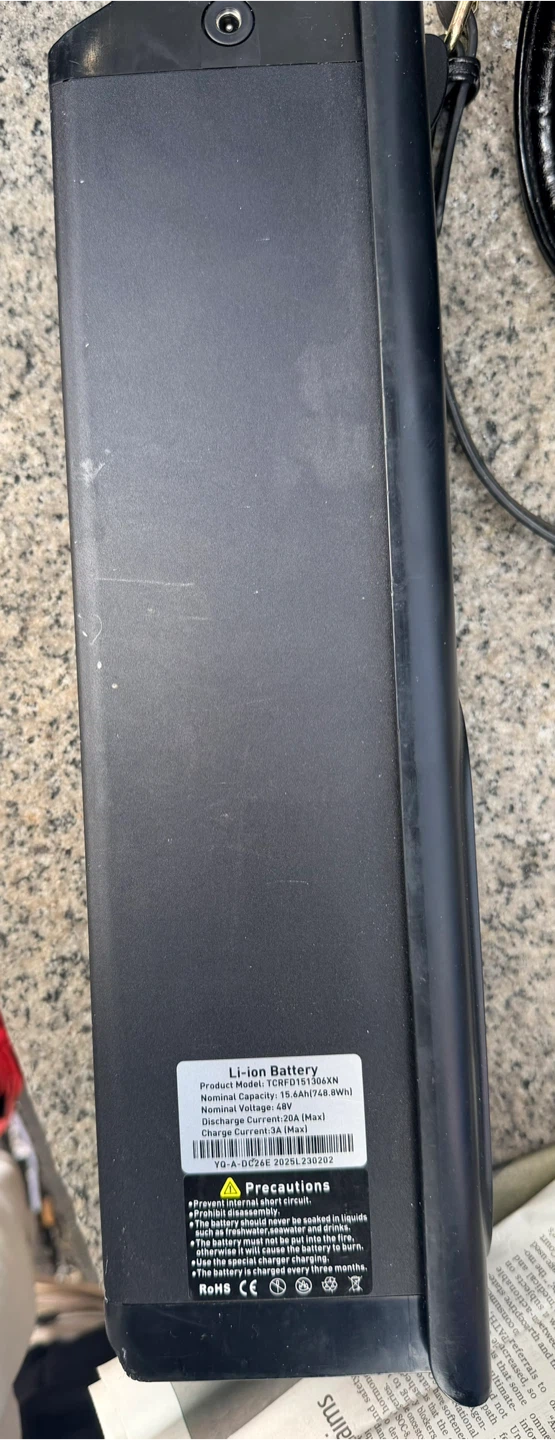 36V 10Ah Li-ion Battery
