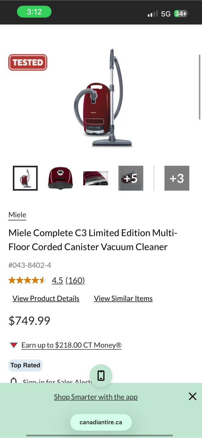Miele Complete C3  Multi-Floor  Vacuum -Used in good condition - photo 5