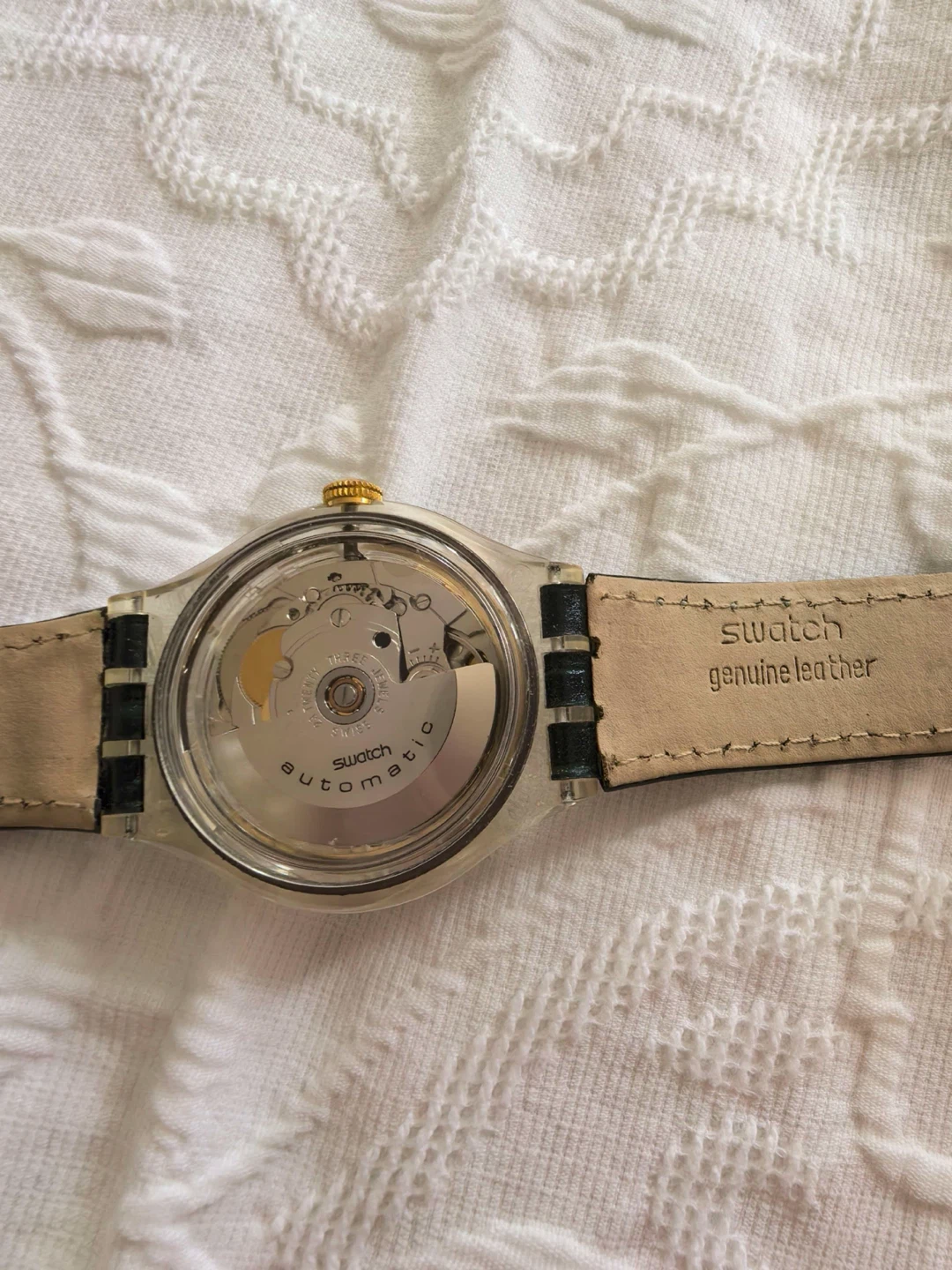 Vintage Swatch Automatic Skeleton Watch - photo 3