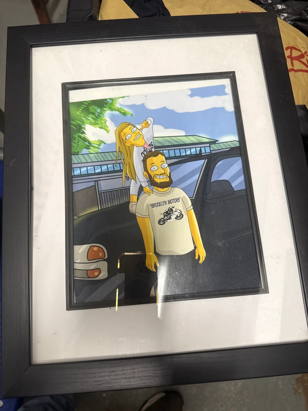 Custom Framed Cartoon Portrait