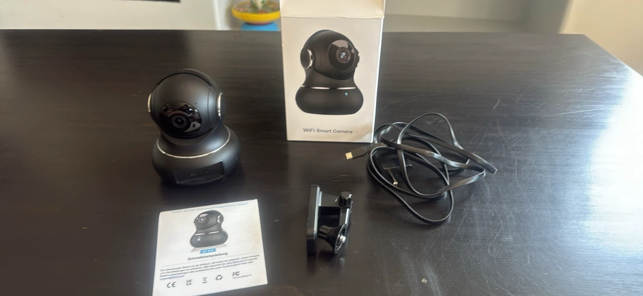 Black WiFi Smart Camera