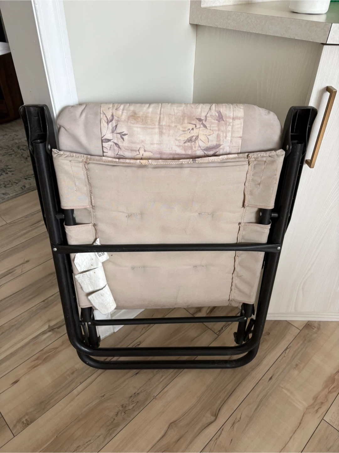 Folding Camp Chair with Floral Pattern- set of 4 - photo 2