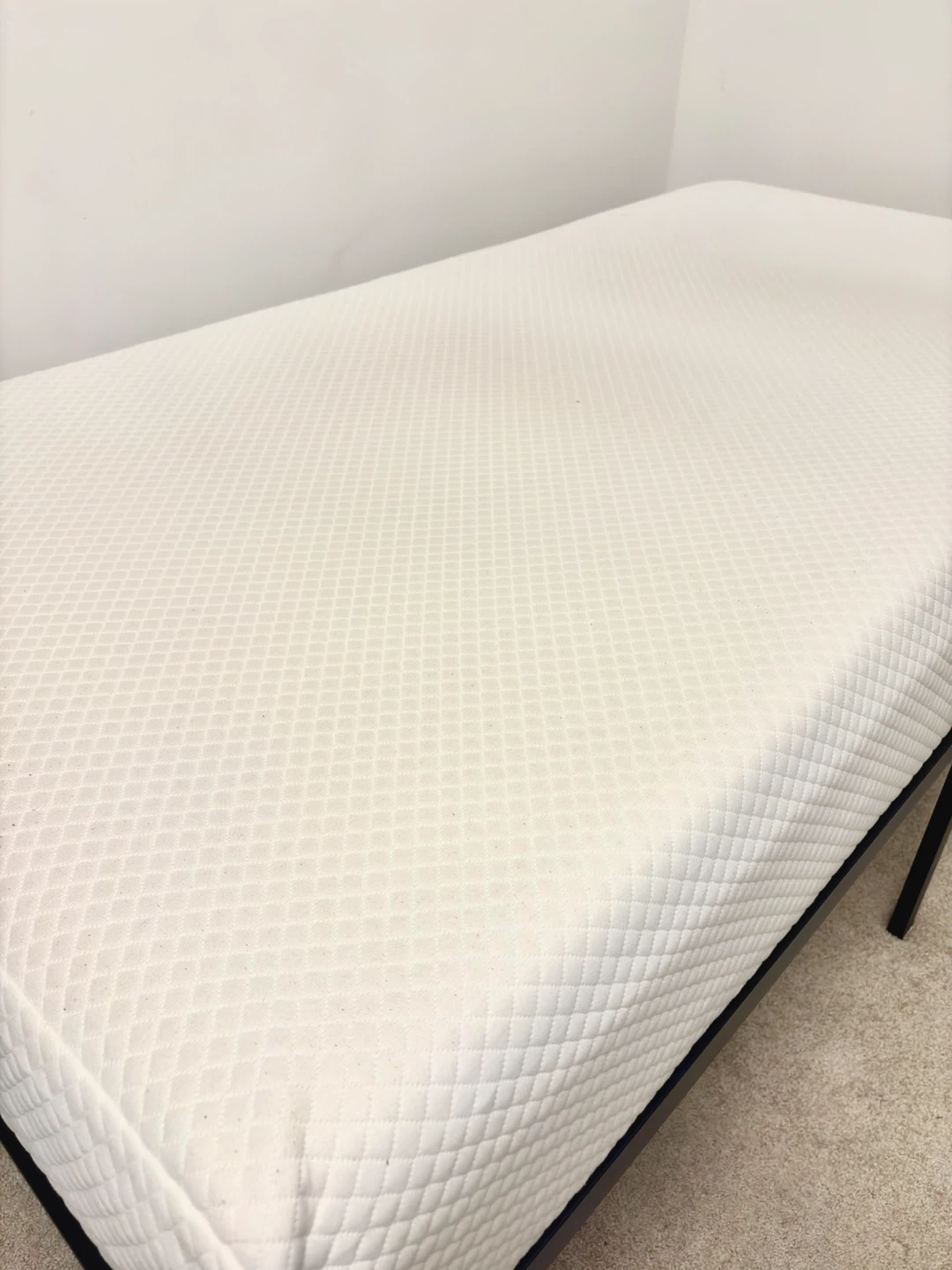 Black Metal Twin Bed Frame + Optional Memory Foam Mattress - photo 4