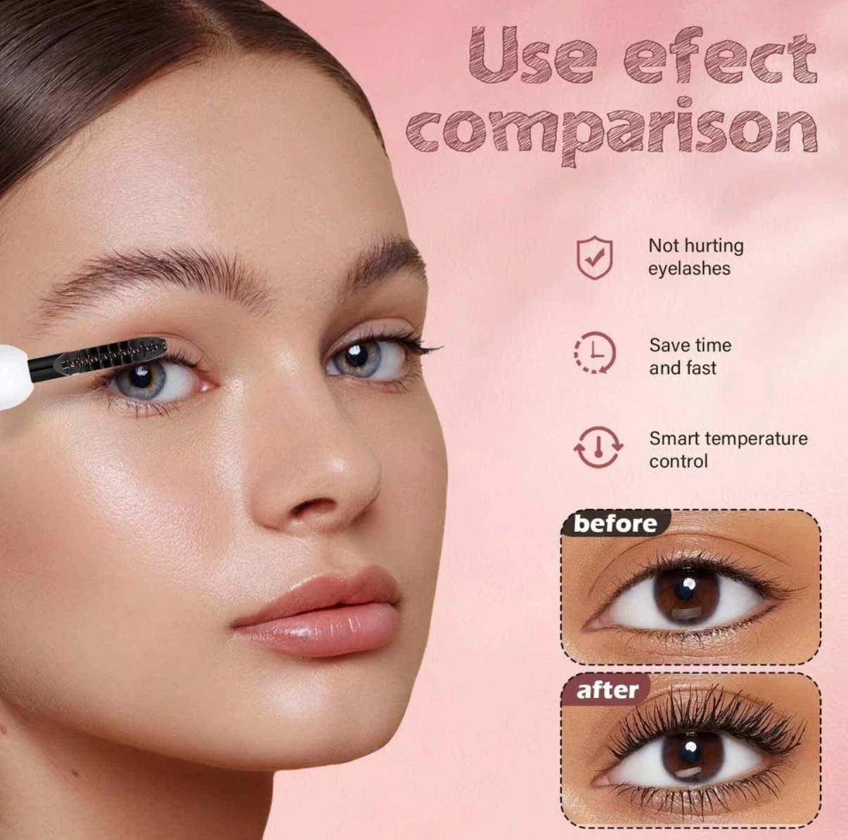 Heated Electric Eyelash Curler USB Rechargeable - photo 4