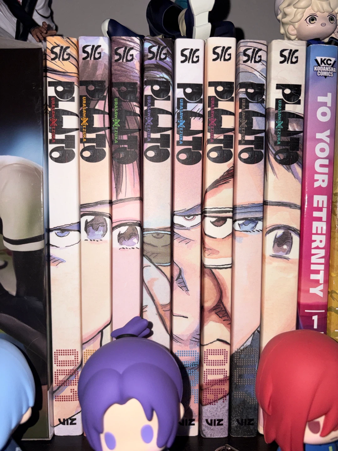 Pluto Manga Series Volumes 1-8 by Naoki Urasawa