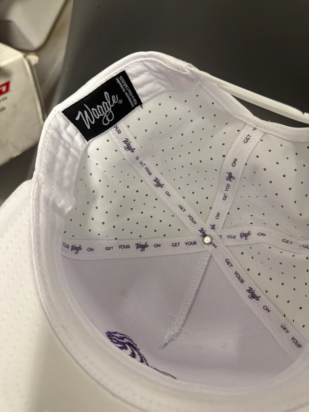 Waggle Grape Ape OG Snapback White Hat - photo 3
