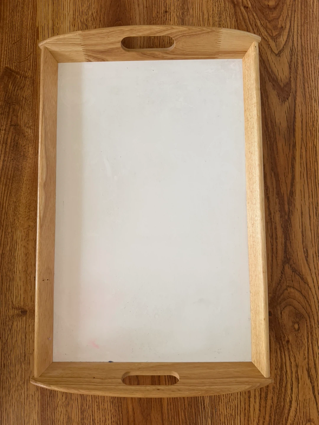 Wooden Serving Tray with Handles