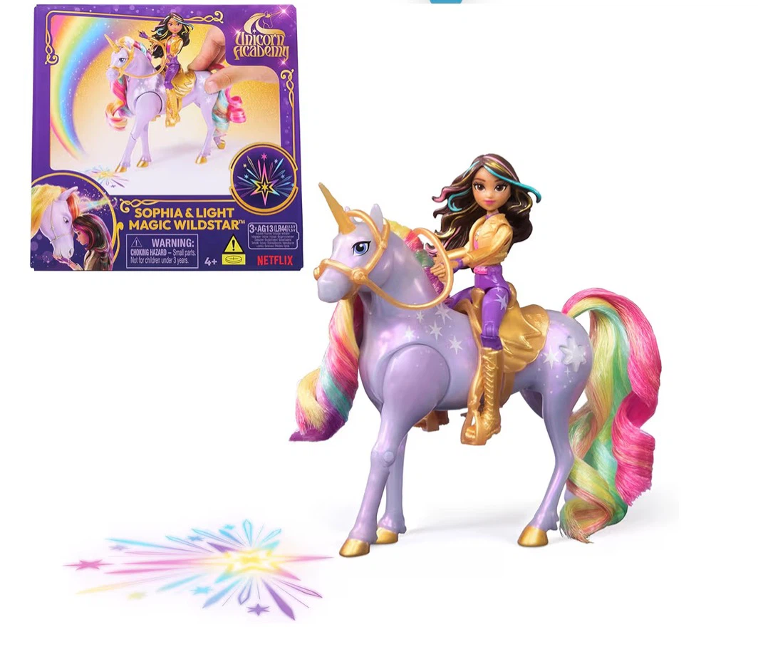 Sophia & Light Magic Wildstar with Rainbow Light-up Effects