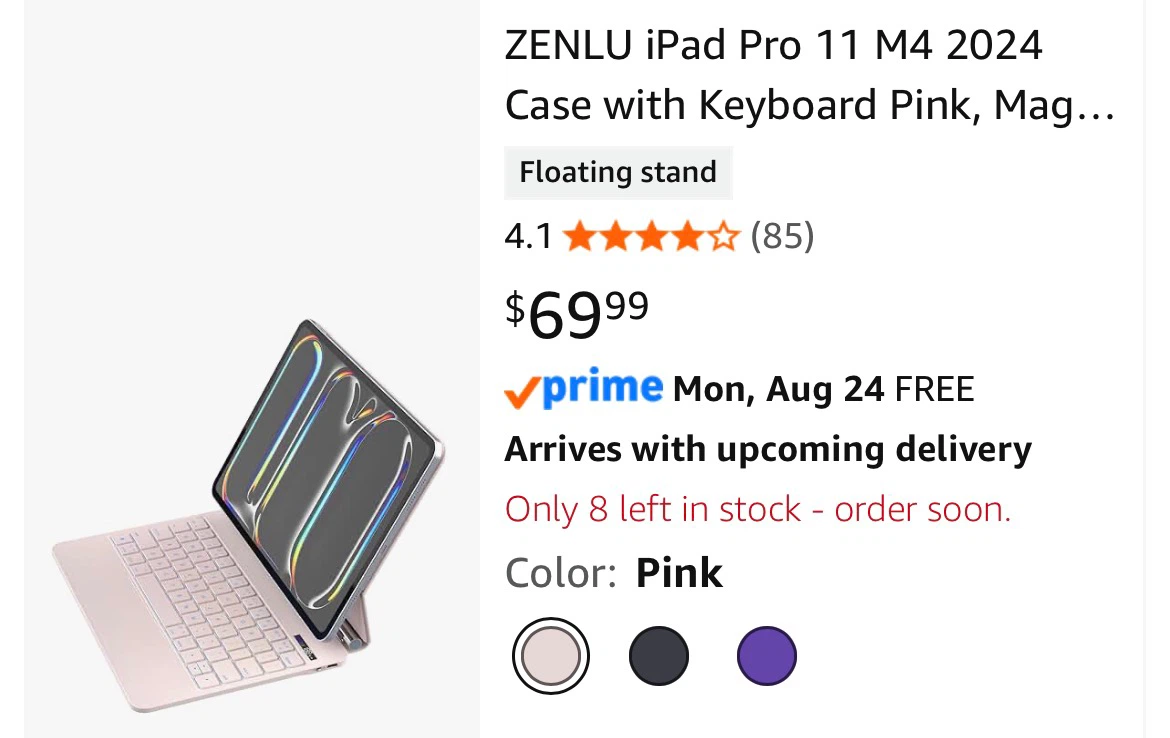 11 Inch Apple Tablet Keyboard Case - photo 4