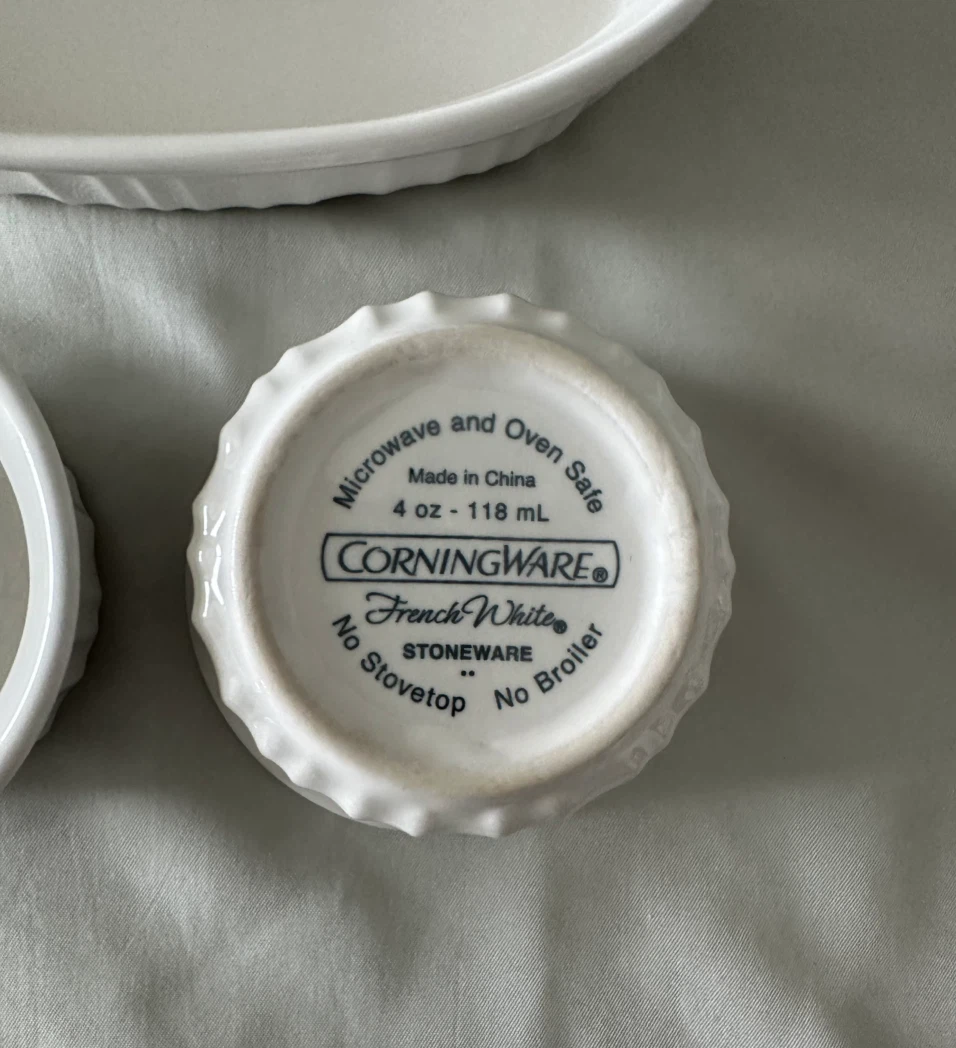 CorningWare French White Ramekin 3 Piece Set - photo 3