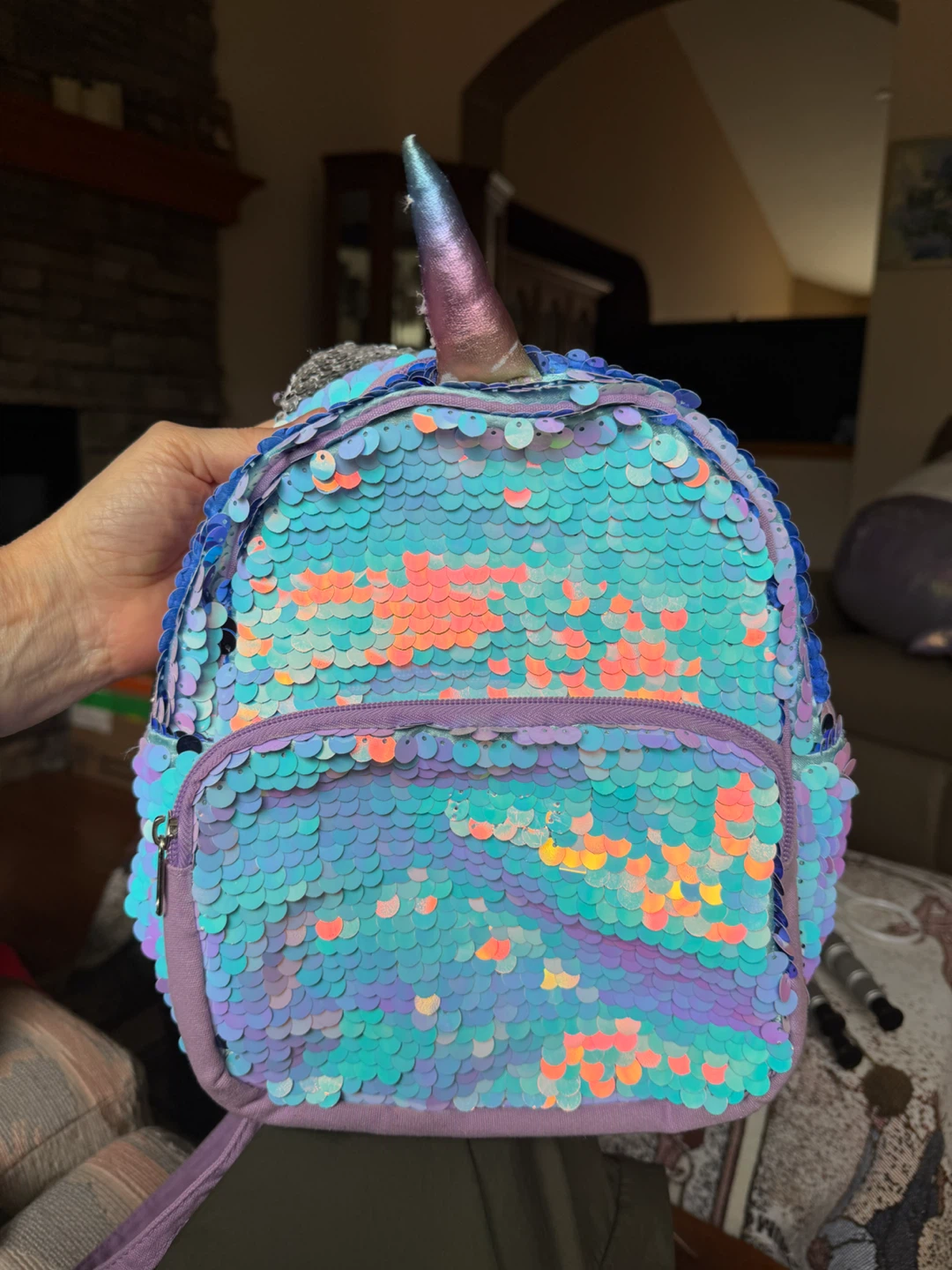 Unicorn Sequin Backpack