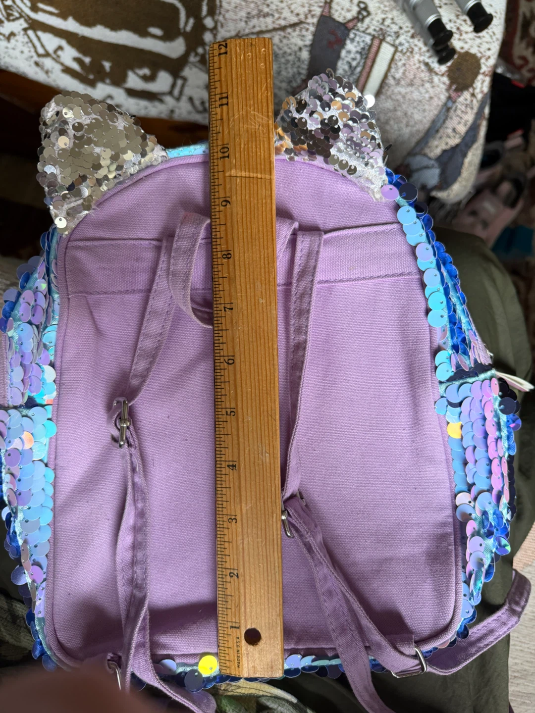 Unicorn Sequin Backpack - photo 4