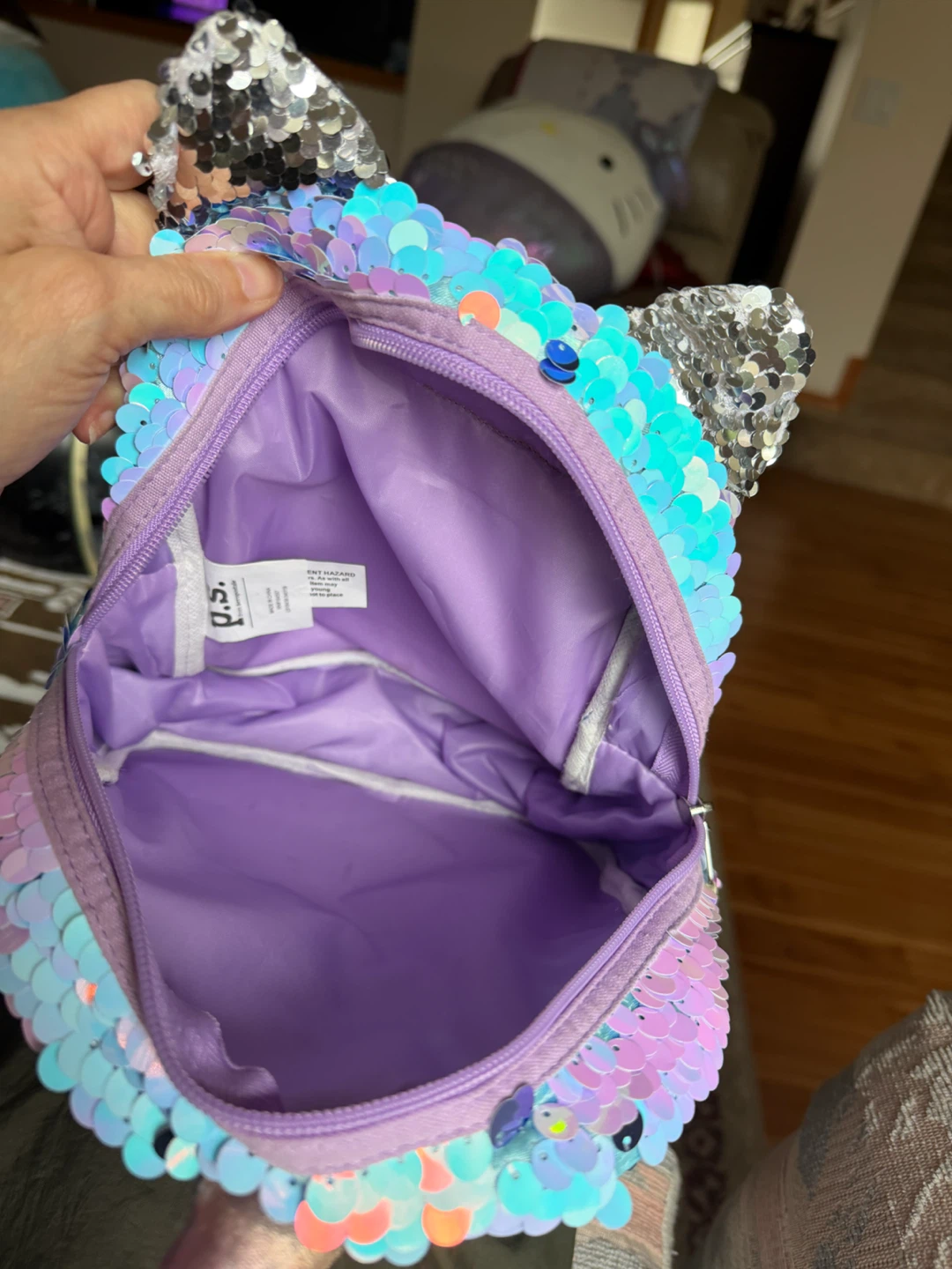 Unicorn Sequin Backpack - photo 5