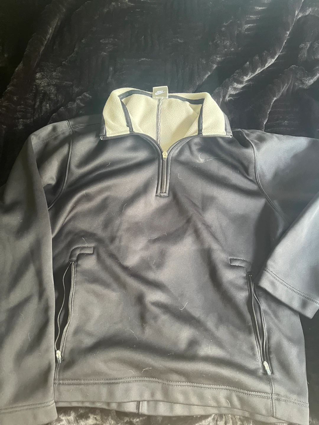 Black Nike Quarter Zip Pullover