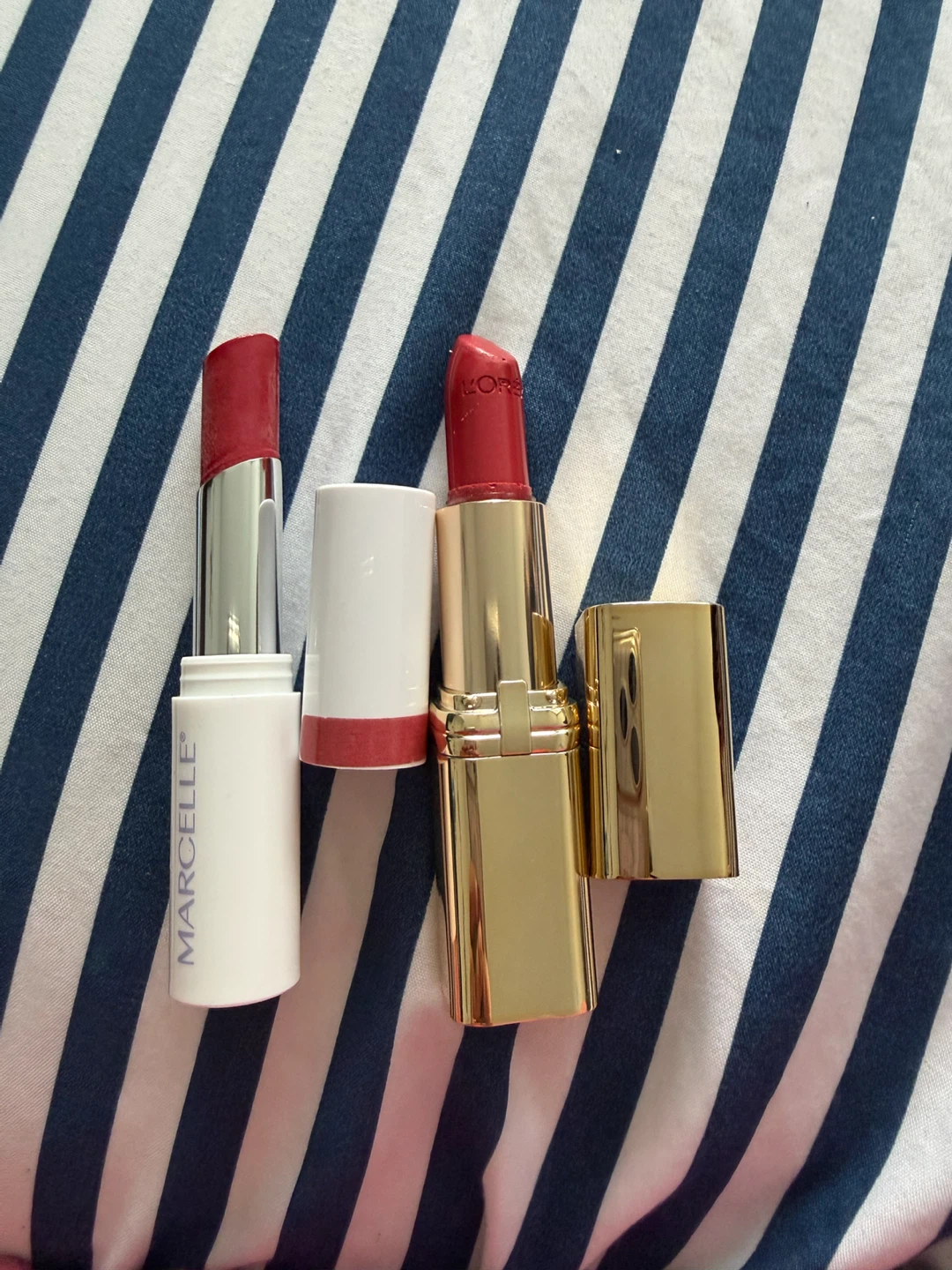 Marcelle, L'Oréal, and Revlon Lipsticks