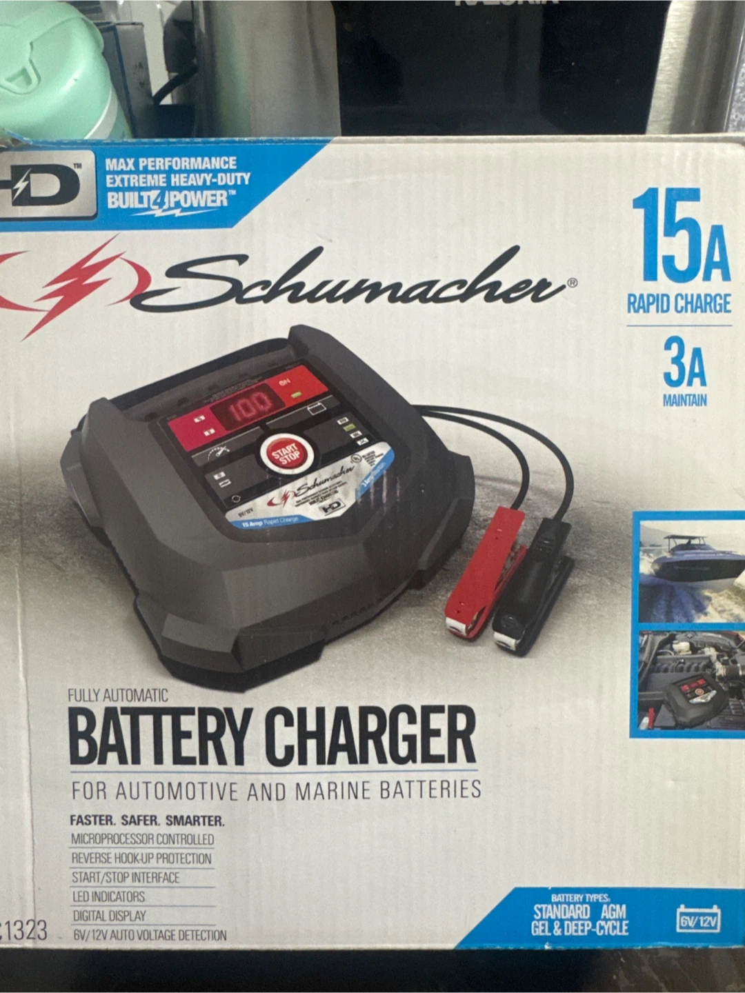 Schumacher 15 Amp Rapid Charge Battery Charger