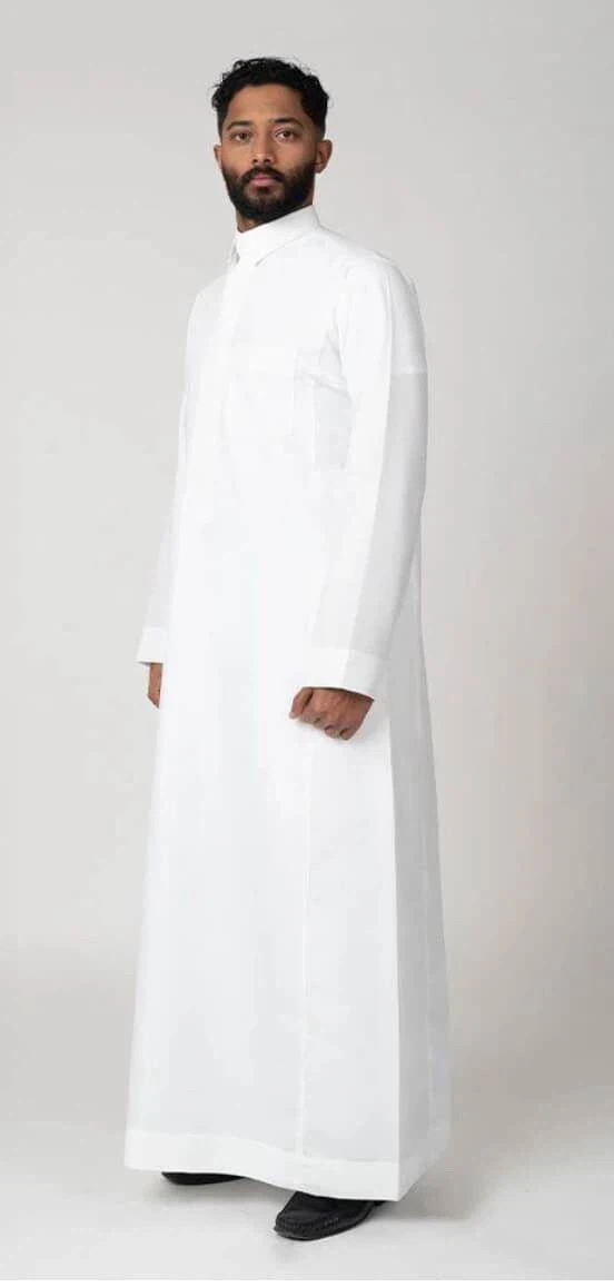 Drosh Saudi Arabian White Thobe