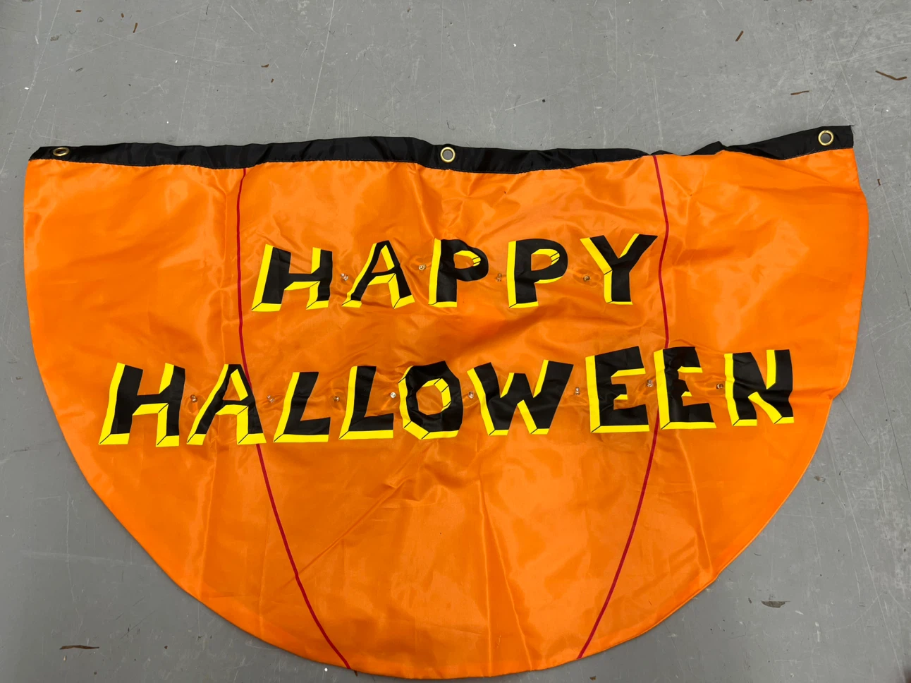 Happy Halloween Pumpkin Flag