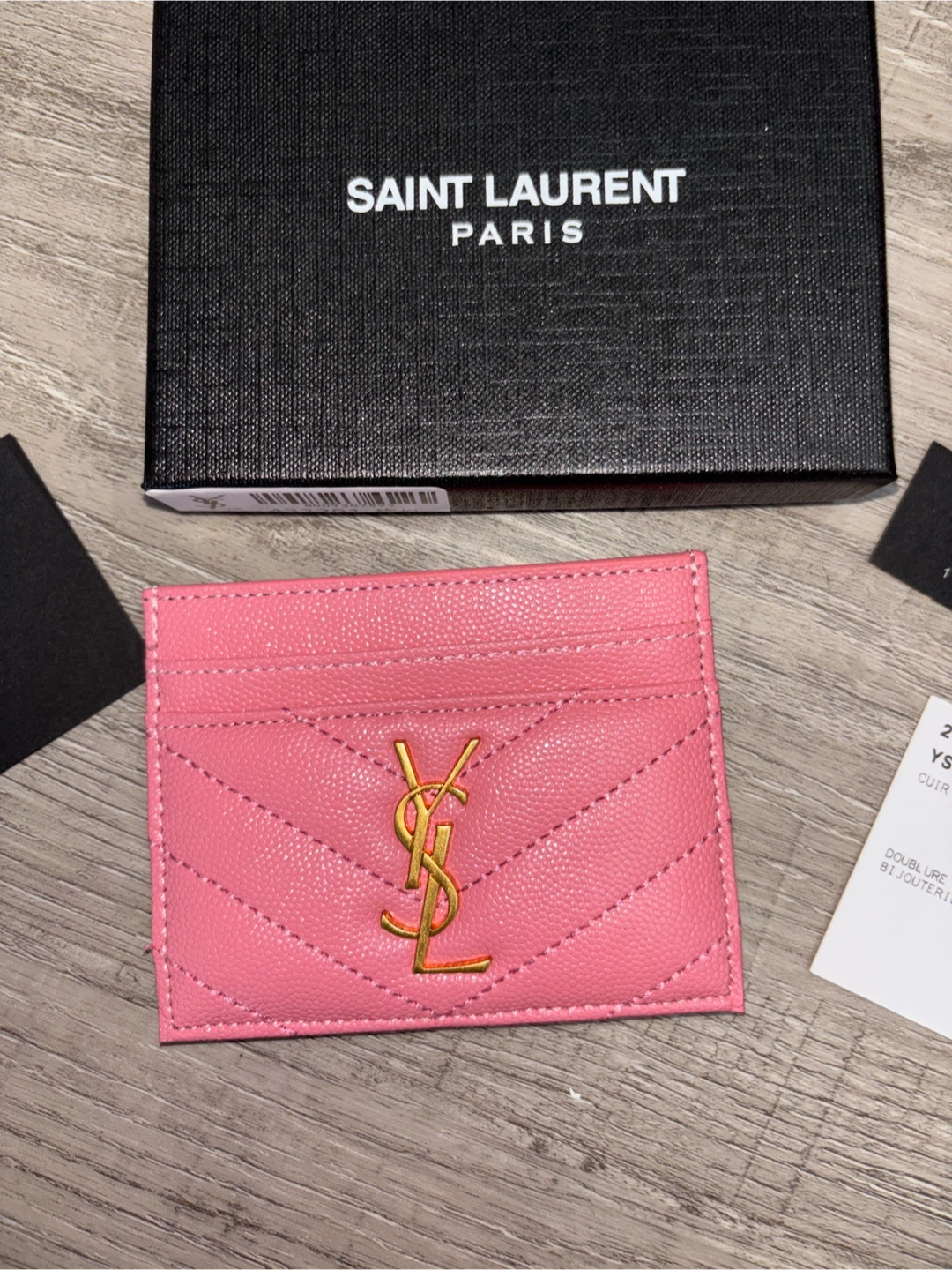 Ysl authentic slip wallet