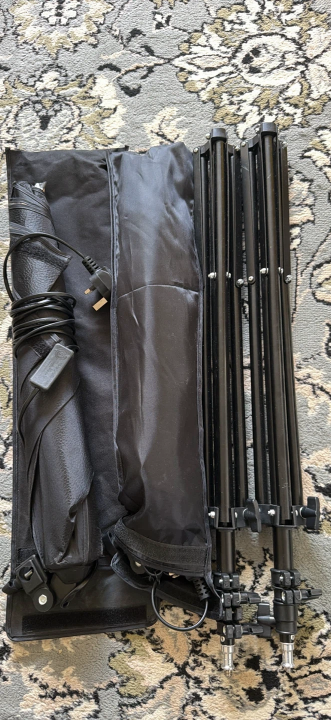 Photography Softbox Lighting Kit with Stands
