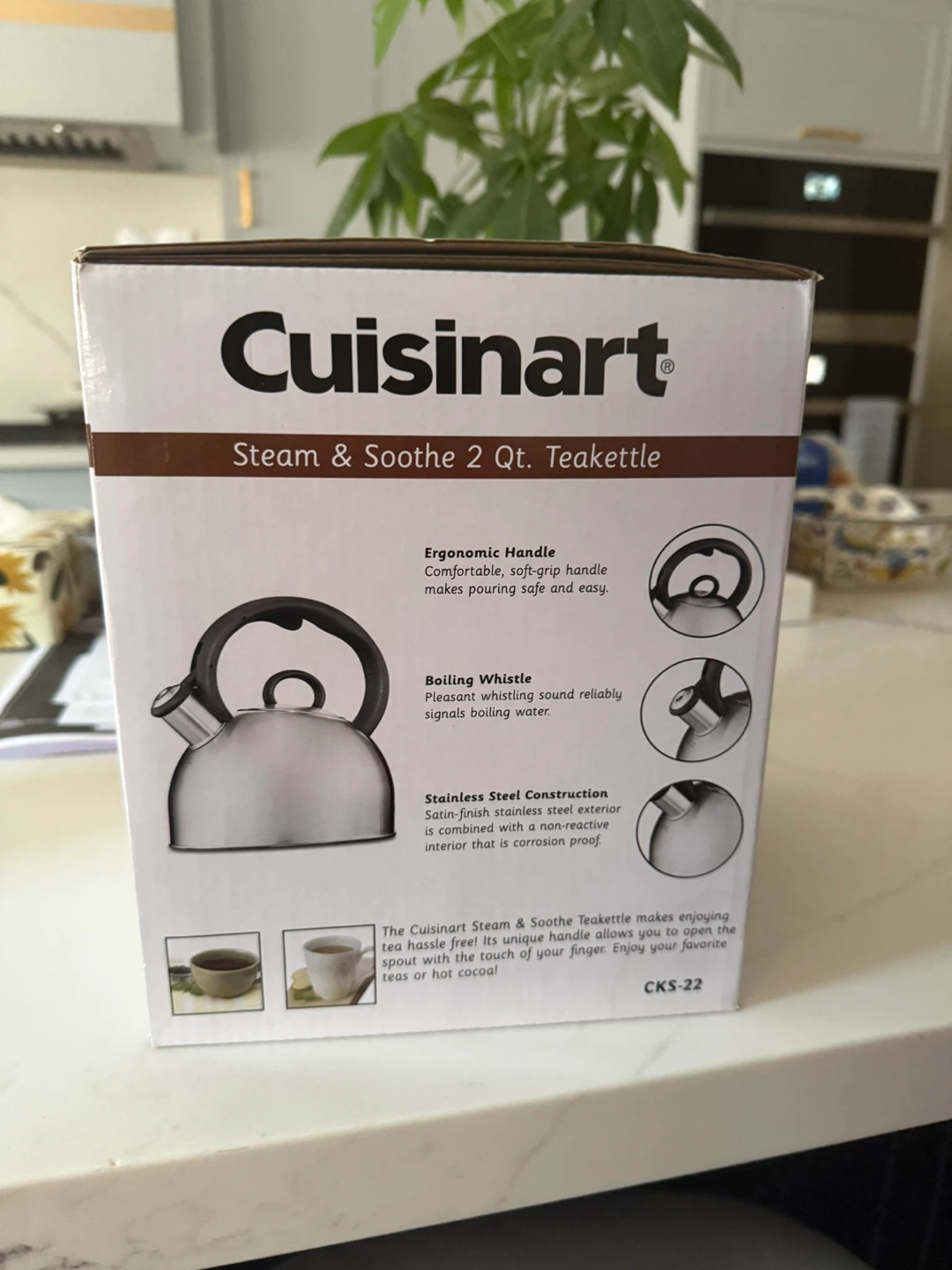 Cuisinart Steam & Soothe 2 Qt. Teakettle - photo 2