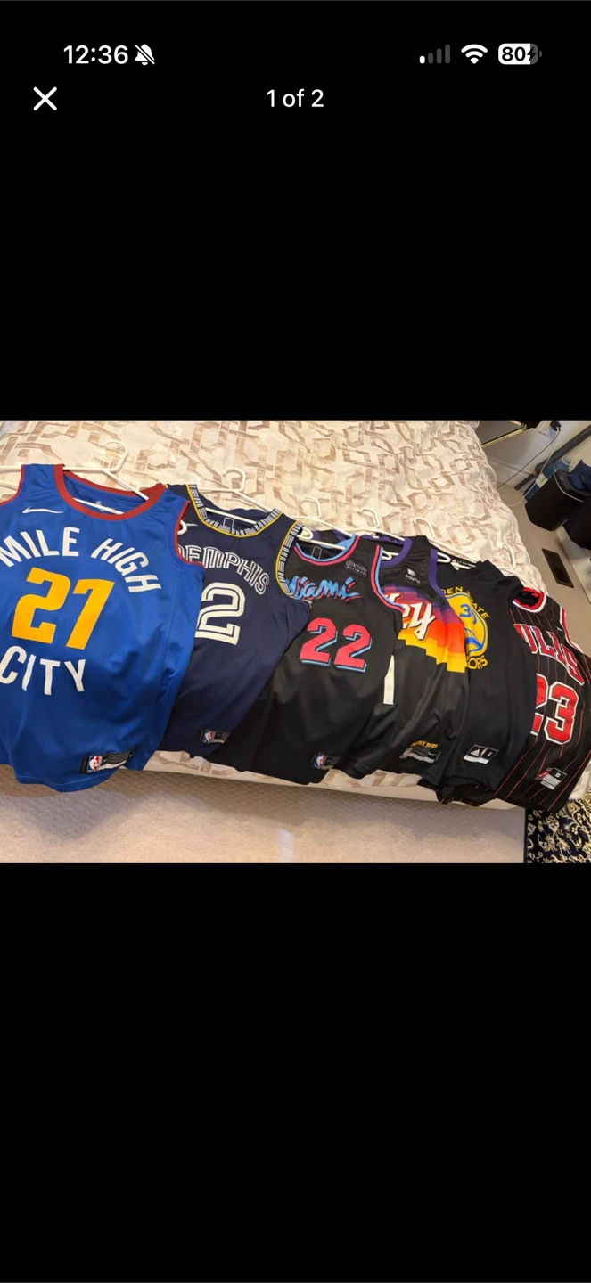 8 NBA Jerseys Size Small
