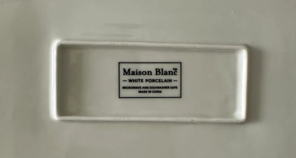 Maison Blanc White Porcelain Serving Tray - photo 3