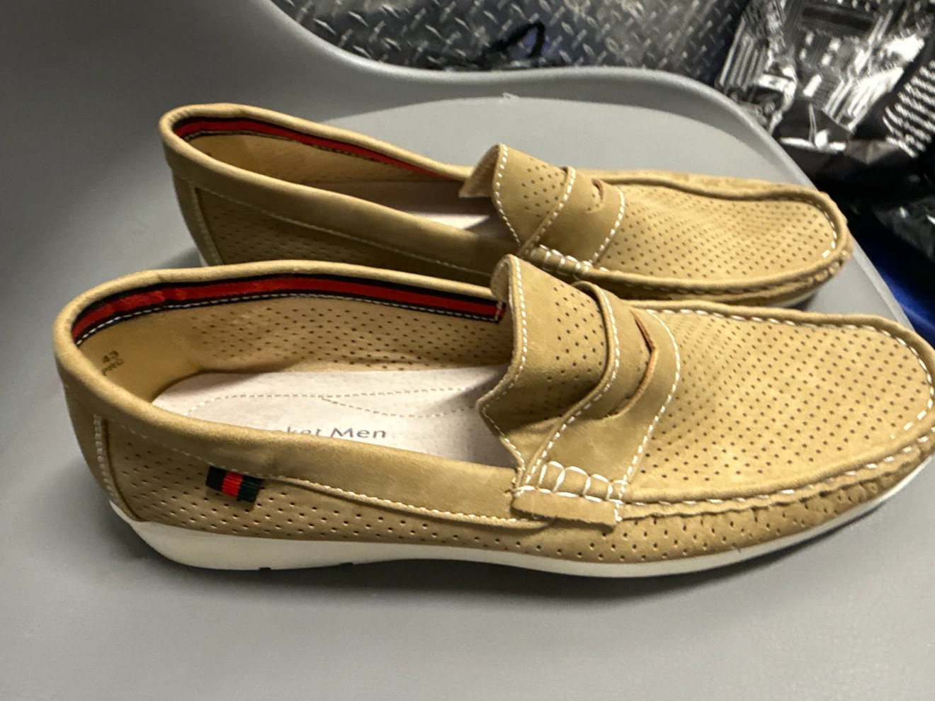 Rocket Men Loafer Shoes - Size 43 Tan - photo 2