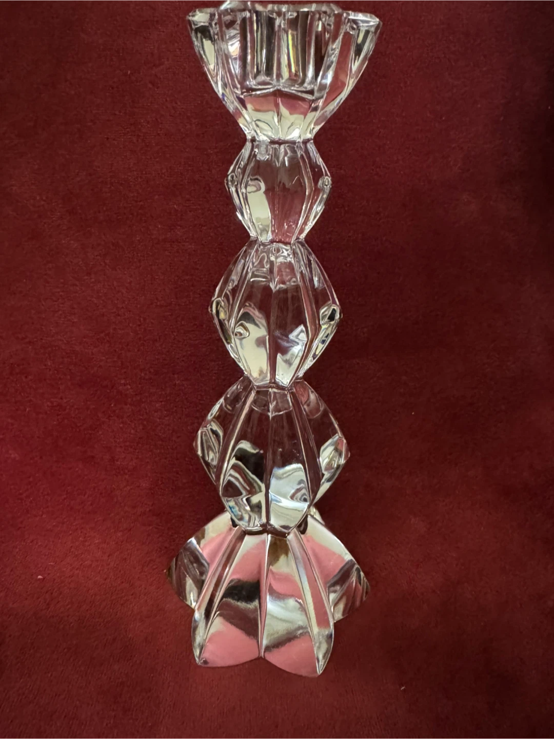 Crystal Mikasa Candlestick Holder