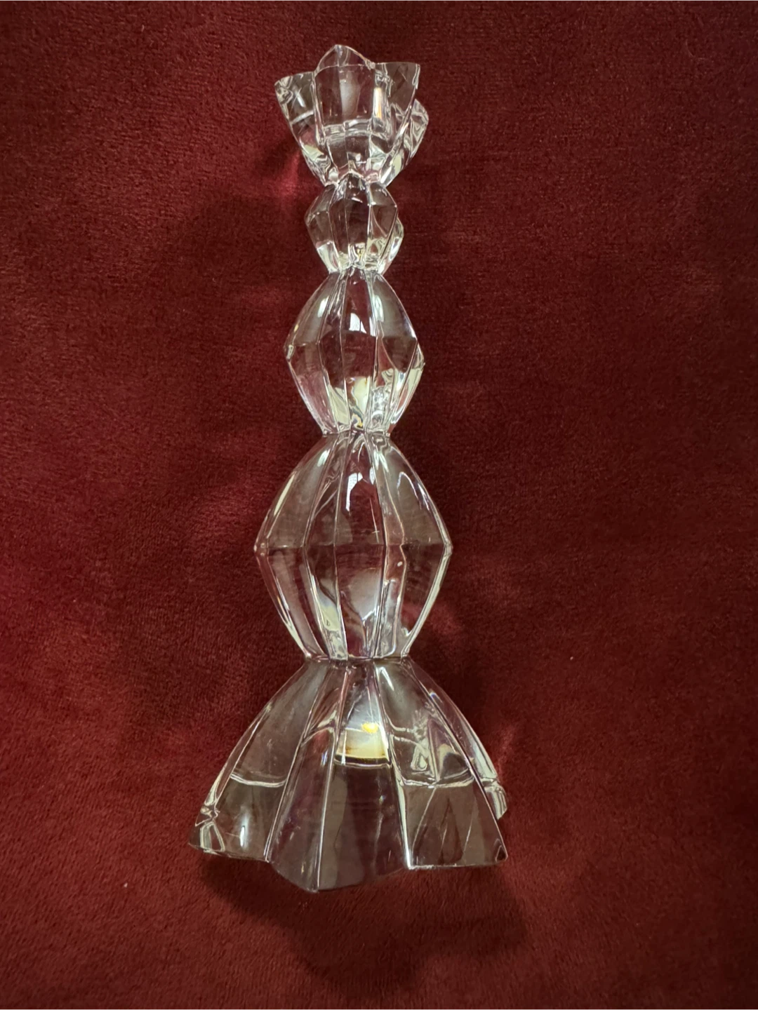 Crystal Mikasa Candlestick Holder - photo 3