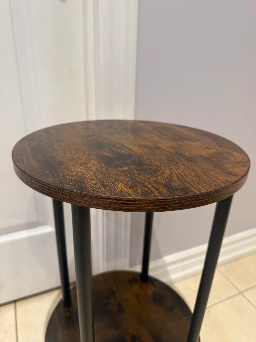 Two-Tier Round Side Table - photo 2