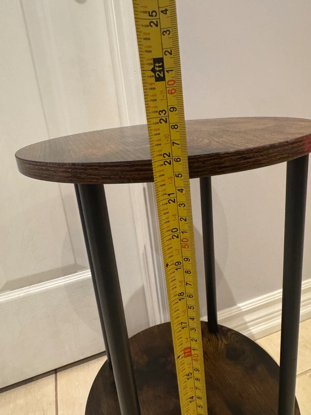 Two-Tier Round Side Table - photo 5