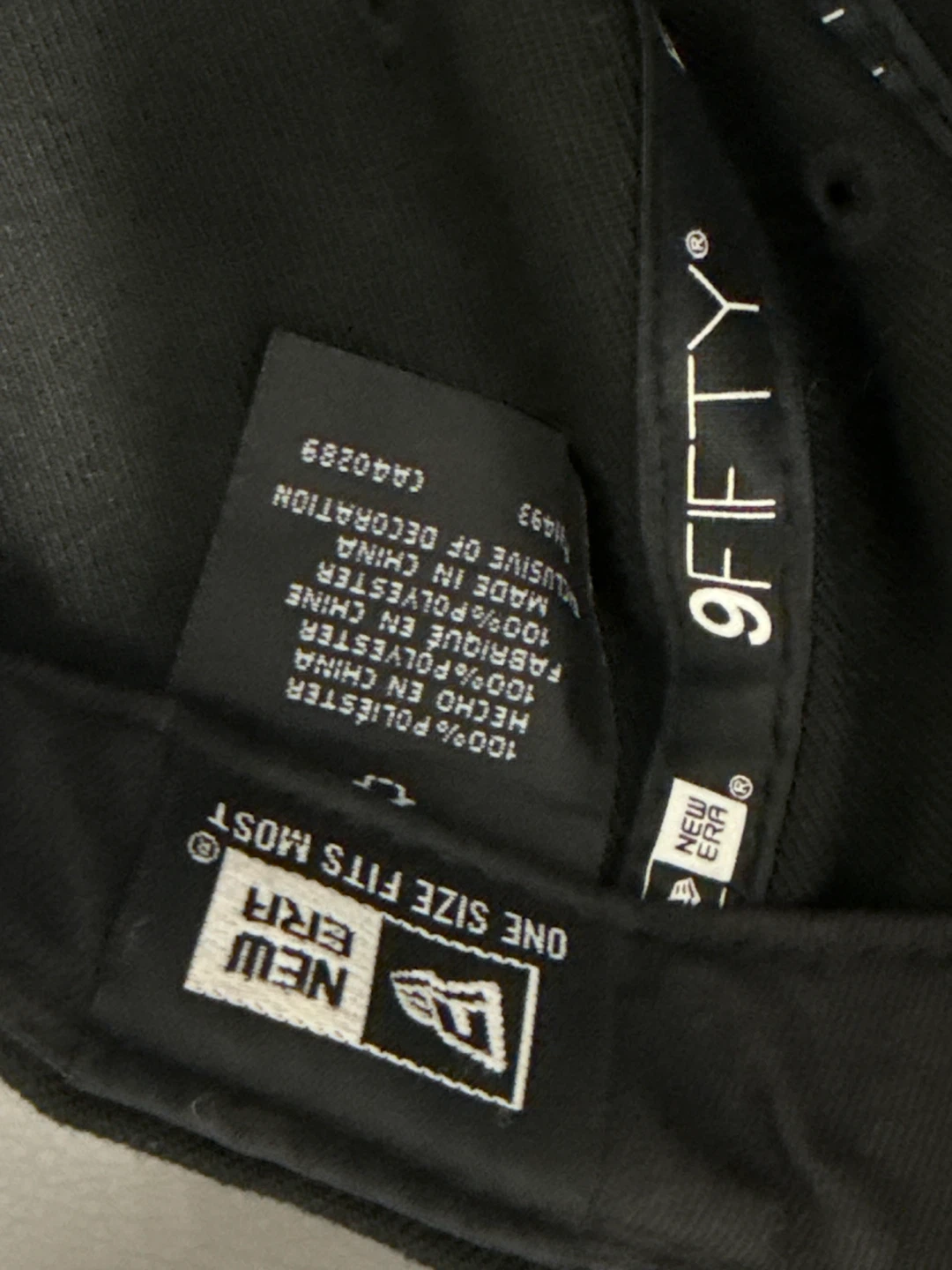 New Era 9FIFTY Black Baseball Cap - photo 4