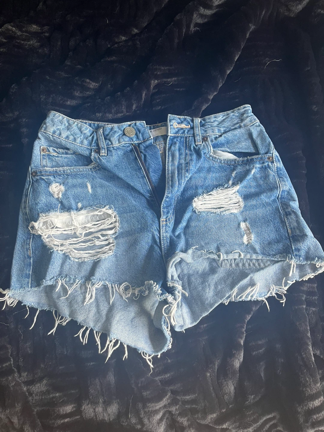 Garage Denim Festival distressed shorts