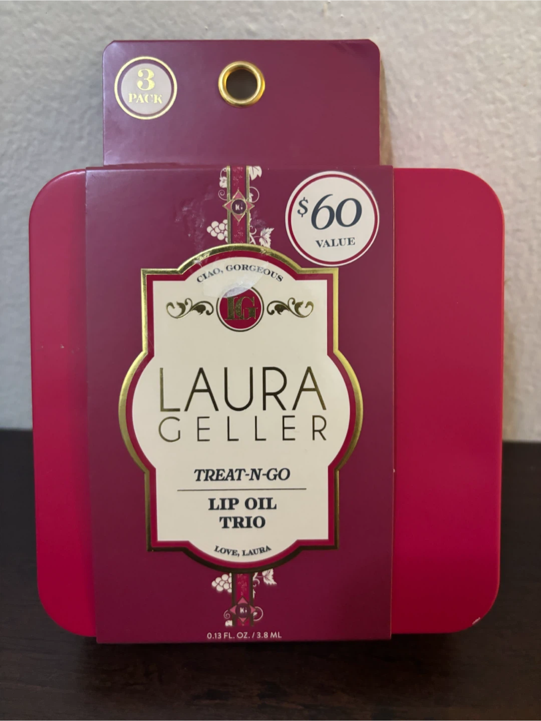 NEW-Laura Geller Treat-N-Go Lip Oil Trio - photo 3